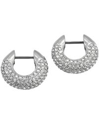 Swarovski - Dextera Hoop Earrings - Lyst