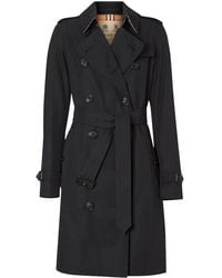 Burberry - Kensington Heritage Double-Breasted Cotton Trench Coat, Brand Size 2 (Us - Lyst