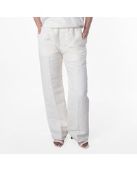 Burberry - Tailored Straight-Leg Trousers, Brand Size 4 Us - Lyst