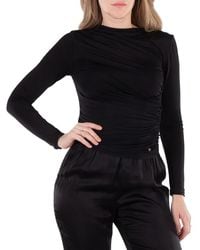 Anine Bing - Ruched Jersey Texture Top - Lyst