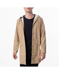 Rains - Sand Lightweight Waterproof Long Jacket - Lyst
