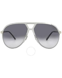 Tom Ford - Xavier Smoke Gradient Pilot Sunglasses Ft1060 16b 64 - Lyst