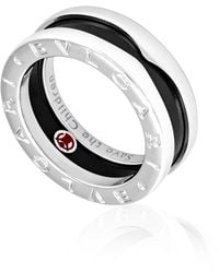 BVLGARI - Save The Children Sterling And Ceramic 1-Band Ring, Brand (Us Size 9.75) - Lyst