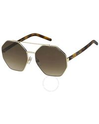 Marc Jacobs - Brown Gradient Geometric Sunglasses Marc 524/s 006j/ha 60 - Lyst