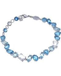 Swarovski - Gema Soft Bracelet Rhodium Shiny - Lyst