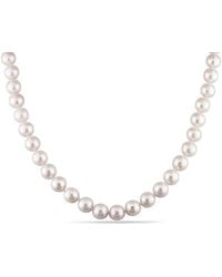 Amour - 7-7.5 Mm Freshwater Cultured Pearl Necklace - Lyst