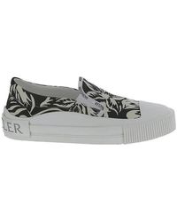 Moncler - Glissiere Floral Print Slip-on Sneakers - Lyst