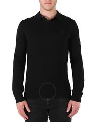 A_COLD_WALL* - Long Sleeve Merino Wool Polo Shirt - Lyst