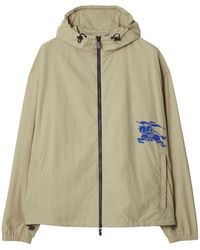 Burberry - Ekd Printed Hooded Jacket - Lyst