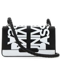 Burberry - Two-Tone Leather Crossbody Bag A6590 Borse A Tracolla - Lyst