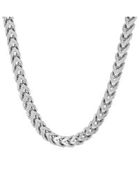 Robert Alton - Stainless Steel 8Mm Franco Link Fashion Chain - Lyst