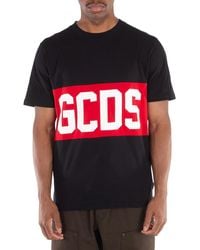 Gcds - Logo Band Cotton T-Shirt - Lyst