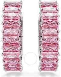 Swarovski - Matrix Baguette-Cut Cuff Earrings - Lyst