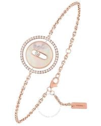 Messika - Lucky Move 18K Rose Diamond Bracelet - Lyst