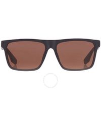Calvin Klein - Brown Browline Sunglasses Ck20521s 410 56 - Lyst