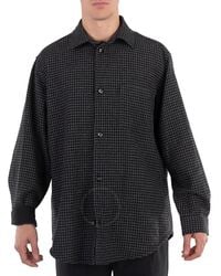 Nanushka - Matize Long Sleeve Houndstooth Shirt - Lyst
