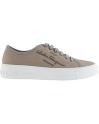 Ferragamo - Salvatore Mediterr Low Cut Sneakers - Lyst