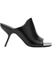 Ferragamo - Nappa Open-Toe Slide Sandals - Lyst
