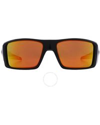 Oakley - Heliostat Prizm Ruby Wrap Sunglasses Oo9231 923106 61 - Lyst