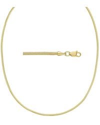 Kylie Harper - 14K 2Mm Snake Chain Necklace - Lyst