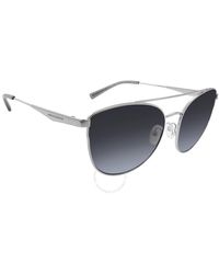 Armani Exchange - Gradient Gray Cat Eye Sunglasses Ax2032s 61168g 57 - Lyst