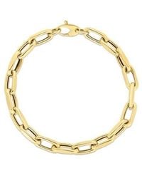Tresorra - 14K French Cable Fashion Link Chain Bracelet - Lyst