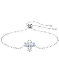 Swarovski - Magic Angel Rhodium Plated Bracelet - Lyst