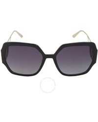 Dior - Grey Gradient Oversized Sunglasses - Lyst