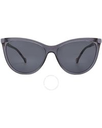 Carolina Herrera - Grey Cat Eye Sunglasses Her 0141/s 0zlp/ir 58 - Lyst