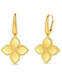 Roberto Coin - Princess Flower Drop Earrings - Lyst
