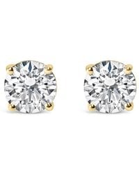 Haus of Brilliance - 14K 2.00 Cttw Lab Grown Round Brilliant-Cut Diamond Classic 4-Prong Stud Earrings - Lyst