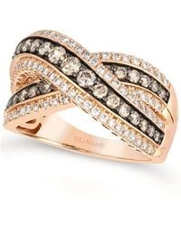 Le Vian - Chocolate And Strawebrry Gladiator Collection Rings Set - Lyst