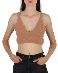 Nanushka - Ladies Zosia Cropped Knit Top - Lyst