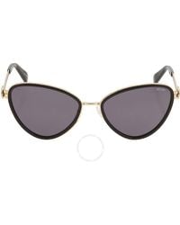 Moschino - Mchino Grey Cat Eye Sunglasses M095/s 0807/ir 57 - Lyst