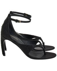 Ferragamo - Zoele 85 Crystal-Embellished Sandals - Lyst