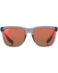 Maui Jim - Pehu Hawaii Lava Square Sunglasses Rm602-14 55 - Lyst