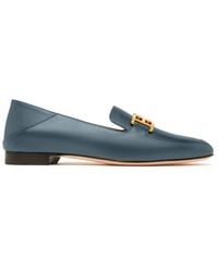 Bally - Ellah Flat Leather Loafers, Brand Size 36 Us - Lyst