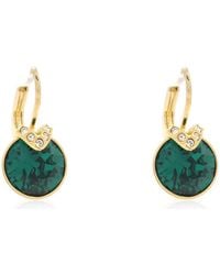 Swarovski - Bella-Tone Plated V Drop Earrings - Lyst
