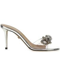 Mach & Mach - Bow Embellished Pvc Sandals - Lyst