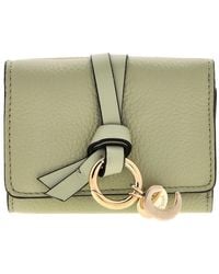 Chloé - Alphabet Leather Tri-Fold Wallet - Lyst