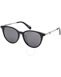 Moncler - Smoke Oval Sunglasses Ml0226-f 01a 53 - Lyst