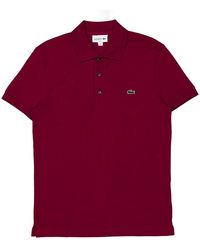 Lacoste - Stretch Pique Short-Sleeve Slim Fit Polo Shirt - Lyst