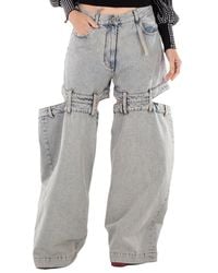 The Attico - Ladies Denim Ashton Long Pants - Lyst