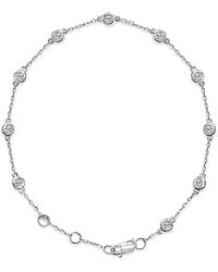 Haus of Brilliance - 14K 1/2 Cttw Bezel Set Lab Grown Diamond Station Bracelet - Lyst