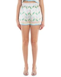 CASABLANCA - Ladies Monogram Print Shorts - Lyst