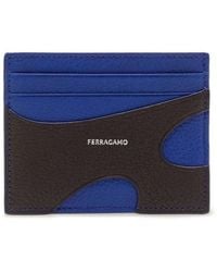 Ferragamo - Cut Out Detail Credit Card Holder - Lyst