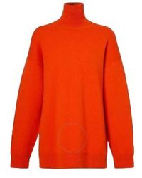 Burberry - Cashmere-blend Monogram Motif Furnel Neck Sweater - Lyst
