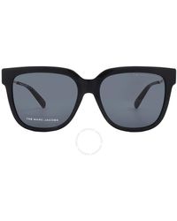 Marc Jacobs - Grey Square Sunglasses Marc 580/s 0807/ir 55 - Lyst