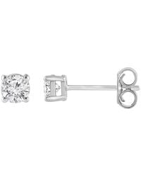 Brilliant Diamond - 14Kt 0.50 Carat Lab Grown Diamond Stud Earrings For - Lyst