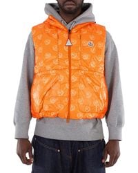 Moncler - Alkarab Logo-Patch Vest, Brand Size 4 - Lyst